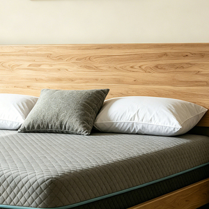 Colchón Híbrido de 5 Zonas con Resortes y <span class=keywords><strong>Tela</strong></span> Transpirable Gris, Duradero, con Función de Masaje, para Hogar, Escuela, Hospital, Hotel, Muebles de Dormitorio, Espuma - Product Image 5