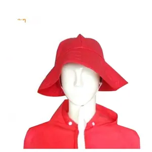 Unisex Leather Bucket Hats Fashion PU Leather Rain Hat Waterproof Fishermen hat