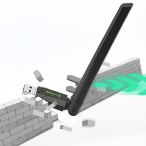 Adaptador USB WiFi de 150Mbps para PC |   Tarjeta de red inalámbrica con antena de alta ganancia de 5dBi |   Compatible con <span class=keywords><strong>Windows</strong></span> 11, 10, <span class=keywords><strong>8.1</strong></span>, 7 y XP - Product Image 2