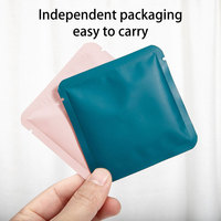 Mini pochette plate en feuille d'aluminium 3 faces scellée à chaud avec logo personnalisé mini sachet petit sac d'emballage de café thé en poudre de qualité alimentaire