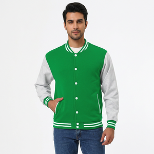 Veste universitaire unisexe légère en toile de haute qualité, meilleur design avec manches longues, prix raisonnable - Product Image 1