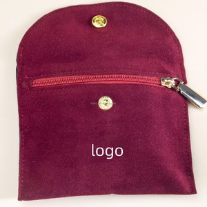Custom Velvet Jewelry Pouch With logo Small Velvet <b>Bag</b> for Jewelry Package With Flap Envelope <b>Bag</b> With Snap for Jewelry <b>Dust</b> <b>Bag</b> - Product Image 6