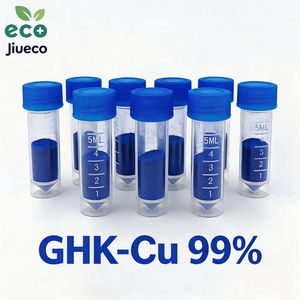 Factory Supply Jiueco Brand 99% Pure Blue Ghk-Cu Skin Care Cosmetic Grade Raw <b>Copper</b> Peptide <b>Powder</b> Water-Dissolvent - Product Image 1