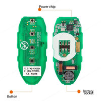 Clé à 4 boutons Autel IKEYNS004AL IKEY NS004AL pour Nissan, utilisée avec la machine de programmation et de copie de clés de voiture Altra KM100 IM508S IM608S II