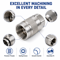 Pieza de Conector Eléctrico Mecanizada por CNC de Precisión Personalizada para Equipos Industriales, Sistemas Electrónicos y Ensamblaje Mecánico