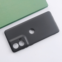 Coque de téléphone en silicone noir mat pour Moto Edge 50 Ultra 60 Pro G85 G Stylus 5G 2024, couleur unie, protection souple en TPU