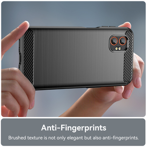 Para <span class=keywords><strong>Samsung</strong></span> Xcover 7 Pro Phone Case, Brushed Line Carbon Fiber Grain Slim Soft TPU Mobile Cover para <span class=keywords><strong>Samsung</strong></span> <span class=keywords><strong>Galaxy</strong></span> XCover 7 Pro - Product Image 5