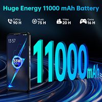 Tout Nouveau Téléphone Robuste Original Oukitel WP35 Pro 6.6" FHD+ 12GB+512GB 32MP+64MP 11000mAh Double SIM Téléphone Portable Android Robuste NFC