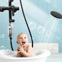 Filtre de douche domestique avec KDF pour éliminer le chlore et la vitamine C, pour une peau et des cheveux sains, filtre remplaçable