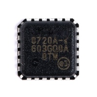 LAN8720AI-CP-TR 10/100 Ethernet PHY RMII Auto-MDIX QFN24 Transceiver Industri untuk Jaringan Tertanam MCU