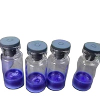 GHK-Cu Cuivre Haute Pureté 99% 50mg/100mg Qualité Cosmétique Soin de la Peau Flacon en Verre Résistant à l'Eau Durable Écologique 3ml Aluminium