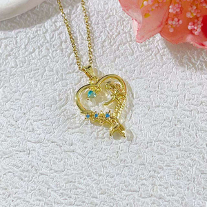 High Quality New Trendy Gold Plated <b>Copper</b> Colored Diamond Zircon Animals Pendant for Jewelry Making - Product Image 5