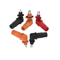 FPIC connecteur de stockage d'énergie étanche 60A/120A/200A/300A prise de courant à Angle droit connecteur de batterie mâle/femelle en aluminium