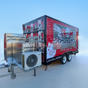 Capot d'échappement OEM en fibre de verre et aluminium pour camion de churros avec système de ventilation, remorque alimentaire mobile rapide pour snacks aux États-Unis - Product Image 5