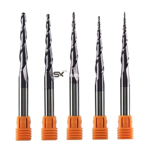 CNC Router Bits Tungsten Rắn Carbide 4Mm/6/8Mm Bóng Mũi Côn End Mills Côn Gỗ Kim Loại Phay Máy Cắt CNC Router Bit Set - Product Image 2