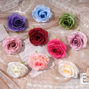 Silk Rose Hair Accessories Vintage Artificial Flowers <b>Wedding</b> Corsages Photo <b>Props</b> - Product Image 1