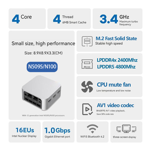 Sẵn Sàng Để Tàu Thương Hiệu Mới Firebat T8 Mini PC 16GB 512GB Bền Máy Tính Để Bàn Máy Tính Bạc Mini PC Với Chất Lượng Cao Mini PC - Product Image 3