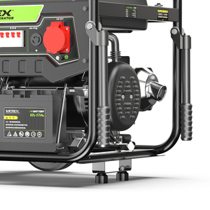 גנרטור אינברטר בנזין עם התנעה אוטומטית, מתוצרת VETEX, הספק מדורג 8 קילוואט, 230 וולט/440 וולט, הספק מקסימלי 7 קילוואט, עם שלט רחוק. - Product Image 3