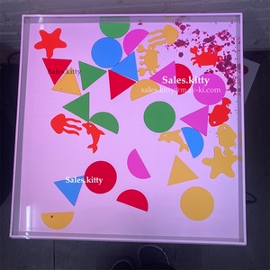 Equipo de Entrenamiento Sensorial para Niños, Juguete Sensorial Luminoso, Tablero de Clavijas Brillante con Clavijas Acrílicas de Colores para el Aprendizaje del Autismo - Product Image 5