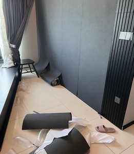 Decoración de Pared para Sala de Estar, Tela de Lino Autoadhesiva, Papel Tapiz de Espuma XPE sin Costuras - Product Image 5