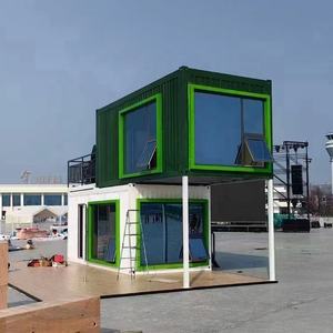 Conteneur de restaurant préfabriqué kiosque de nourriture en plein air salon de coiffure maisons de conteneur d'expédition modifiées pour restaurant préfabriqué - Product Image 2
