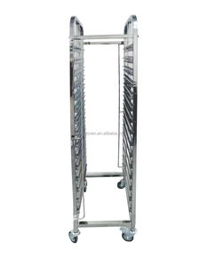 Estante para Bandejas de Panadería de Acero Inoxidable Comercial Personalizado, Estantes y Bandejas para Hornear, Exhibidor de Panadería - Product Image 2