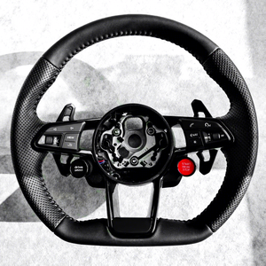 R8 <strong>S</strong> <strong>Line</strong> with Start Button Full Nappa Leather Steering Wheel Suitable for <strong>Audi</strong> A3 <strong>A4</strong> A5 A6 A7 A8 C7 C8 B8 B9 S3 S4 S5 S6 RS3 RS - Product Image 1