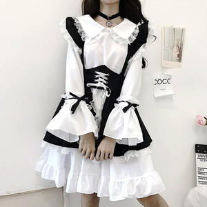 Vente en Gros : Adorable Robe de Soubrette <span class=keywords><strong>Cosplay</strong></span> Lolita, Ensemble Costume Princesse Anime pour Filles et Enfants - Product Image 2