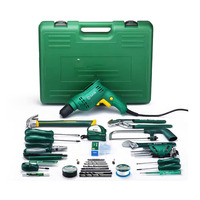 Kit combiné d'outils électriques pour perceuse sans fil multifonction vente en gros dans un emballage en boîte