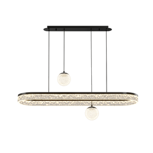 Lámpara de Techo Larga de Lujo <span class=keywords><strong>con</strong></span> <span class=keywords><strong>Luces</strong></span> <span class=keywords><strong>LED</strong></span> para Restaurante, Villa, Comedor, Decoración de Sala de Estar, Lámpara Colgante - Product Image 6