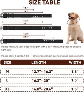 Collier tactique pour chien personnalisé en néoprène doux rembourré avec boucle en métal, nouveau design, pour l'entraînement des chiens - Product Image 2