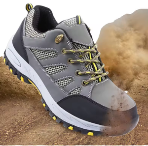 Bottes <span class=keywords><strong>de</strong></span> travail confortables haut <span class=keywords><strong>de</strong></span> gamme à embout d'acier pour hommes, polyvalentes et adaptées à un usage décontracté, chaussures <span class=keywords><strong>de</strong></span> <span class=keywords><strong>sécurité</strong></span> pour le travail. - Product Image 3