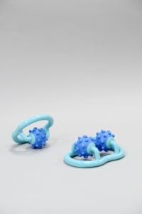 ลูกกลิ้งนวดตัวแบบลูกบอลเดี่ยวทำจากวัสดุ PP/TPR สามารถปรับแต่งสีป้องกันการเกิดเซลลูไลท์ผ่อนคลายค้อนเดี่ยว - Product Image 4