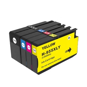ตลับหมึก <span class=keywords><strong>HP</strong></span> 955 <span class=keywords><strong>955XL</strong></span> ที่ใช้ร่วมกันได้สำหรับเครื่องพิมพ์ OfficeJet Pro Series - ปริมาณหมึกเต็ม รับประกัน 18 เดือน ชิปอัปเดต - Product Image 1