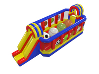 Parcours d'obstacles gonflable Big Ball Fun Sports 60 pieds pour un usage commercial de haute qualité