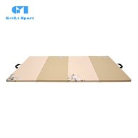 Tapis de gymnastique et de yoga confortable pour la lutte Trois panneaux Plancher de protection facile à plier