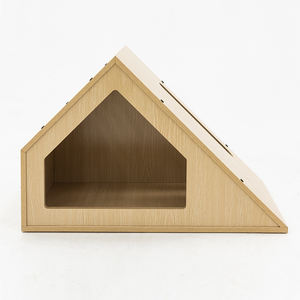 Fabriek Op Maat Gemaakte Houten Hondenhok Massief Hout Hondenhok Grotkooi Indoor Grote Kat Hondenhok - Product Image 5