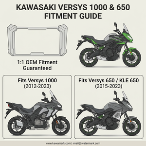 Kit de protection de <span class=keywords><strong>radiateur</strong></span> et de fourche avant en acier inoxydable pour Kawasaki Versys 1000 650 KLE650 2012-2023 - Pièces de modification - Product Image 5