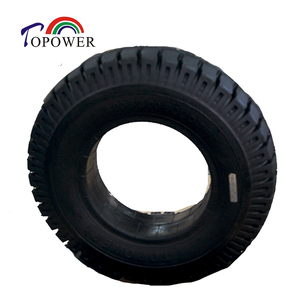 ยางตัน Topower ขนาด 4.00x8 พร้อมกระทะล้อ 3.75 สำหรับรถยกและรถพ่วง - Product Image 1