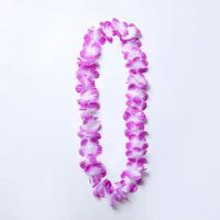 JK-FG-006 coloré 1m de long fleur de soie artificielle hawaïenne leis couronne de tête de fleur