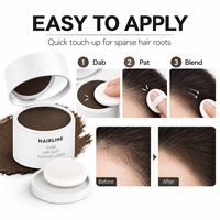 Crème de camouflage pour racines de cheveux unisexe, coloration instantanée, résistante à l'eau et à la transpiration, pour la ligne des cheveux, vente en gros