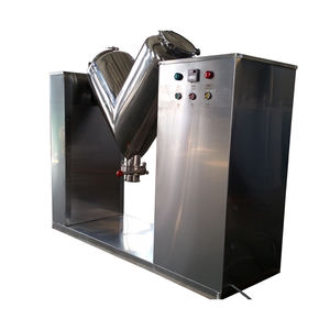 Industrial Automatic Large Volume V-Type Mixer High Uniformity Blender Brushless <b>Motor</b> 14L Plastic Resin Food Seasoning Bulk - Product Image 1