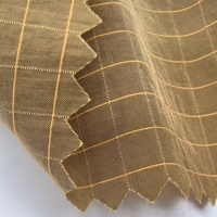 Doudoune en nylon tissé 20D à grille de 0,5 cm, effet froissé, imperméable, respirante et légère, aspect soyeux