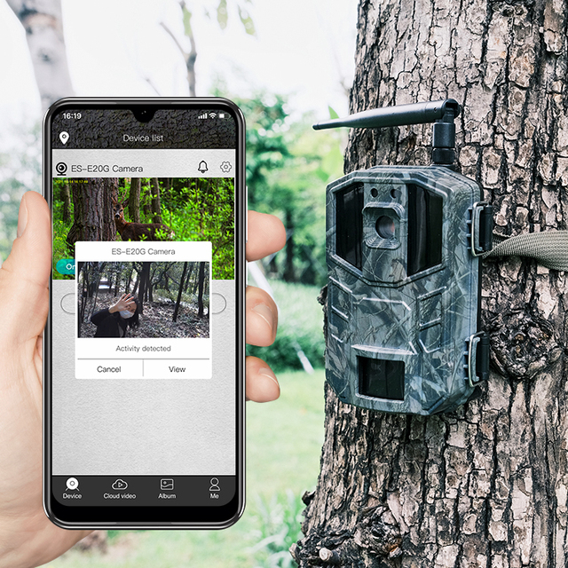 4G Hunting Time Lapse Trail Camera Wild Waterproof Trap Camera 14MP for Trial Wildlife Wireless Hunting Digital Camera Trap