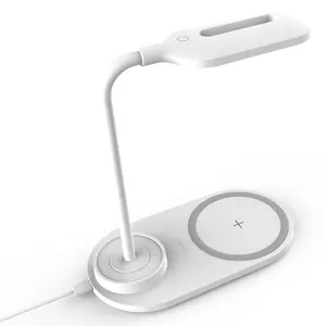 책상 램프 무선 충전기 램프 USB 충전 포트 휴대 전화