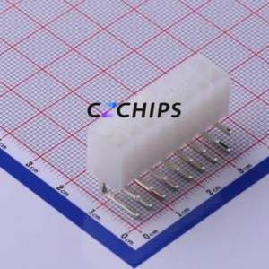 C4255WR-2X08P Wire-to-Board Pin Header Bent Lead Through Hole,P=4.2mm Connector 2x8P 4.2mm Right Angle Insert 16P - Product Image 1