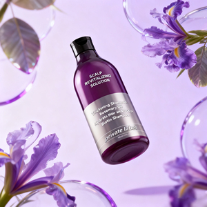 Champú anticaspa morada espesante OEM/ODM y tratamiento del cuero cabelludo para la caída del cabello, Aceite Botánico de biotina, crecimiento del cabello sin sulfato - Product Image 1