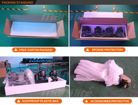 Cabeza Led lampu sorot pesta kepala bergerak LED 4x10w Luces Roboticas Dj RGBW