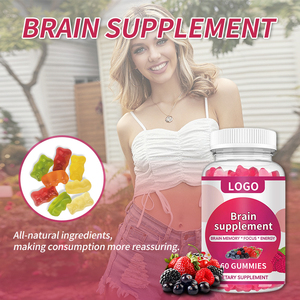 Oem/ODM năng lượng tự nhiên nootropic Gummies não bổ sung sức khỏe cho người lớn hỗ trợ hiệu suất não - Product Image 2