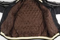Veste de baseball d'hiver unisexe Wengshuo personnalisée à deux couches, en velours côtelé avec doublure polyester/coton, design patchwork, simple boutonnage